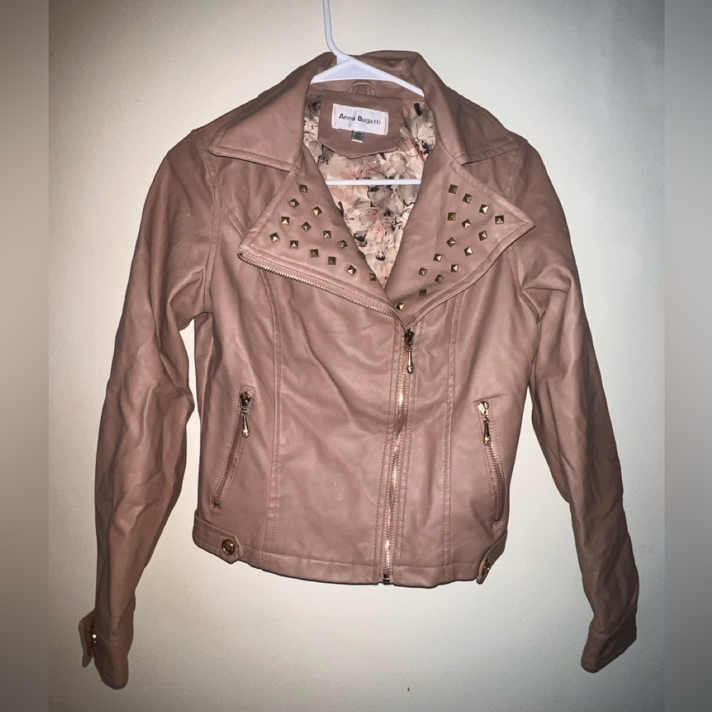 Faux leather jacket